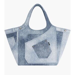 JW PEI Alaia Denim Tote Bag